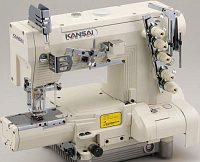 Фото Kansai Special REX-9803D/UTC-A 7/32&quot; Промышленная плоскошовная швейная машина с цилиндрической платформой | Швейный магазин Текстильторг