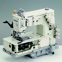 Фото Промышленная швейная машина двухниточного цепного стежка Kansai Special DLR-1503PTF 1/4 голова | Швейный магазин Текстильторг
