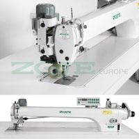 Фото ZOJE ZJ 9701LAR-D3-800/PF Одноигольная, длиннорукавная промышленная швейная машина с дополнительным пулером продвижения | Швейный магазин Текстильторг