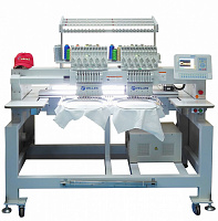Фото VE 1202LHS-CAP Промышленная 2-х головочная 12-ти игольная вышивальная машина для "рукавной" вышивки с полем вышивки 400x450 | Швейный магазин Текстильторг