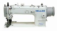 Фото Промышленная одноигольная швейная машина челночного стежка со встроенным в головку двигателем VELLES VLS 1153D (комплект) | Швейный магазин Текстильторг