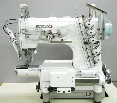 Фото Плоскошовные промышленная швейная машина с цилиндрической платформой Kansai Special NC-1103 GDA-UTA голова | Швейный магазин Текстильторг