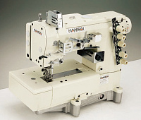Фото Kansai Special WX-8803D-UF/UTC-A 1/4&quot; Промышленная плоскошовная швейная машина с плоской платформой голова | Швейный магазин Текстильторг