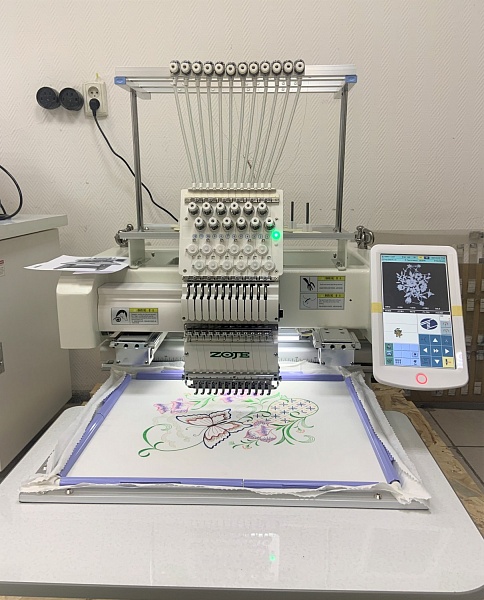 Фото Вышивальная машина ZOJE ZJ-1201H (400*500)  | Швейный магазин Текстильторг