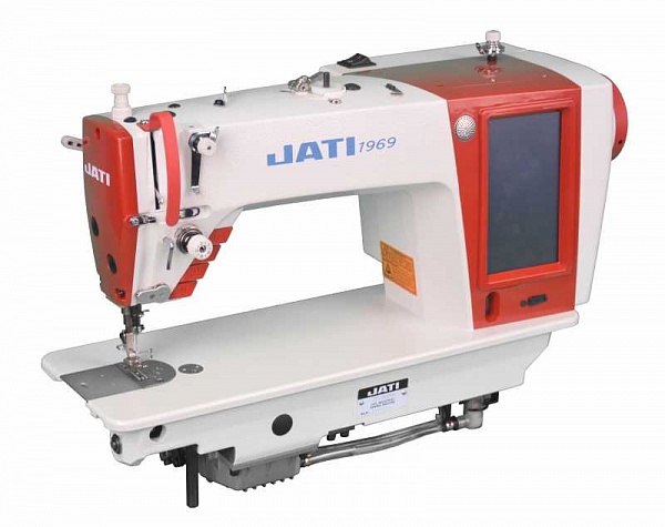 Фото Одноигольная прямострочная швейная машина с автоматикой и цветной сенсорной панелью JATI JT-1969II-M (комплект) | Швейный магазин Текстильторг
