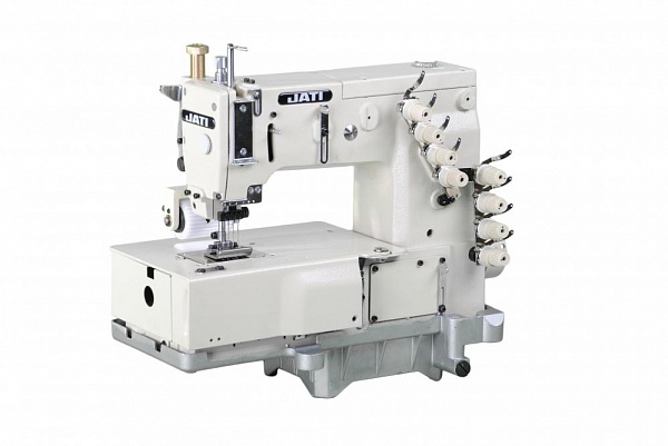 Фото 4-х игольная швейная машина для настрачивания резинки с задним пуллером JATI JT- 1404P (голова) | Швейный магазин Текстильторг