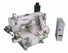 Фото Плоскошовная швейная машина с цилиндрической платформой и автоматическими функциями JATI JT-2003GBD-EUT голова | Швейный магазин Текстильторг