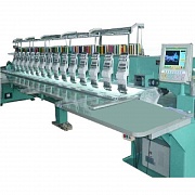 Фото Промышленная многоголовочная (6 головок) вышивальная машина для плоской вышивки VELLES VE 906 | Швейный магазин Текстильторг