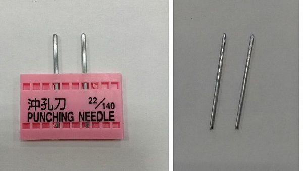 Фото Boring needle device. Боринговая игла - устройство для пробивки отверстий (Ришелье) | Швейный магазин Текстильторг