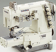 Фото Kansai Special RX-9803A 1/4&quot; Промышленная плоскошовная швейная машина с цилиндрической платформой | Швейный магазин Текстильторг