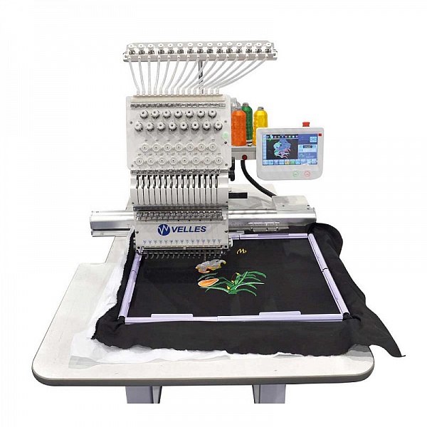 Фото Промышленная одноголовочная компактная вышивальная машина VELLES VE 25C-TS NEXT | Швейный магазин Текстильторг