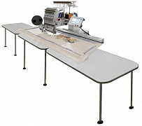 Фото Pantograph EW4814(3T) three tables stand. Увеличенная рама для вышивальных машин VE27C-TS/VE 19C-TS с тремя столешницами 1200 x 350 | Швейный магазин Текстильторг