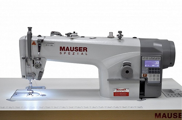 Фото Прямострочная промышленная швейная машина Mauser Spezial ML8123-AE4-CJ (комплект) | Швейный магазин Текстильторг