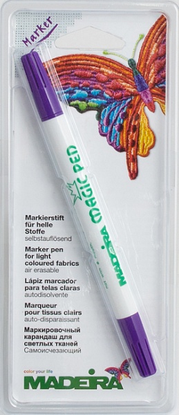 Фото Фломастер самоисчезающий фиолетовый Magic Pen | Швейный магазин Текстильторг