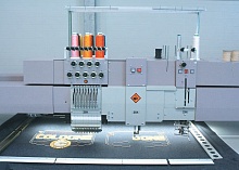 Фото Промышленная двухголовочная вышивальная машина ZSK JCZA 0109 комбинированного типа (плоская вышивка + шениль) | Швейный магазин Текстильторг