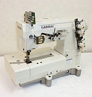 Фото Промышленная швейная машина двухниточного цепного стежка Kansai Special LX-5802M 1/4 голова  | Швейный магазин Текстильторг