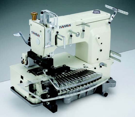 Фото Kansai Special DFB-1412PTV 1/4" Промышленная многоигольная швейная машина (комплект) | Швейный магазин Текстильторг