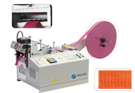 Фото Автоматическая программируемая машина для нарезания различных ленточных материалов Velles VTC 110 LR economic | Швейный магазин Текстильторг