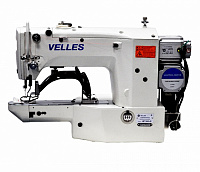 Фото Промышленная электронная закрепочная машина со встроенным в головку сервоприводом VELLES VBT 1900-JS (комплект) | Швейный магазин Текстильторг