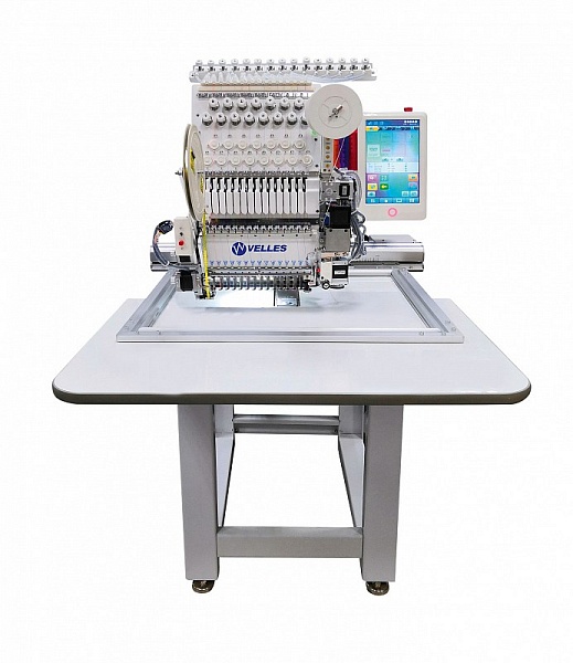 Фото Промышленная одноголвочная вышивальная машина VELLES VE 25C-TS2 NEXT with Sequine & Cording | Швейный магазин Текстильторг