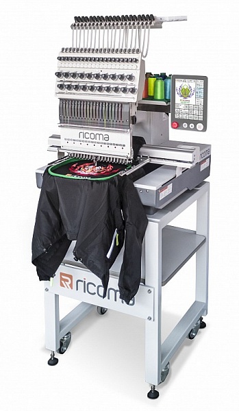 Фото RICOMA RCM-2001TC-8S Промышленная одноголовочная компактная вышивальная машина | Швейный магазин Текстильторг