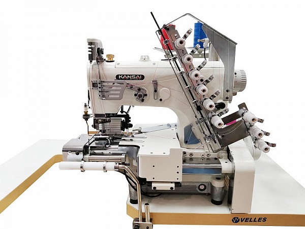 Фото Плоскошовная промышленная швейная машина с цилиндрической платформой NR-9803GP-UTA голова | Швейный магазин Текстильторг