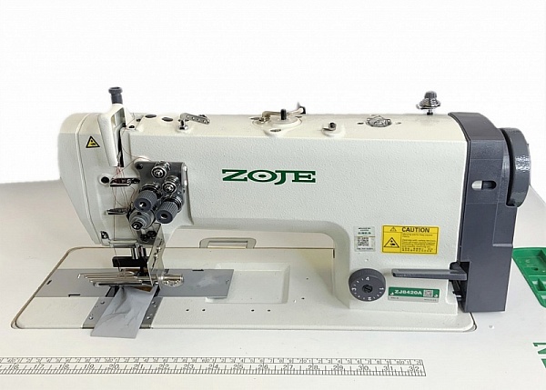 Фото ZOJE ZJ8420A (расстояние между иглами 47 мм) Двухигольная промышленная швейная машина | Швейный магазин Текстильторг