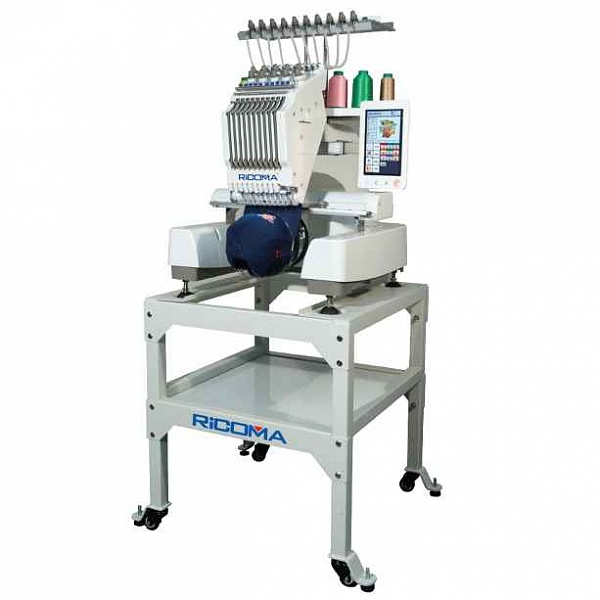Фото Профессиональная одноголовочная 10-ти игольная компактная вышивальная машина RICOMA EM-1010 | Швейный магазин Текстильторг