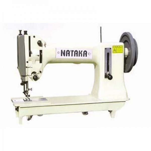 Фото Одноигольная машина челночного стежка для сверхтяжелых материалов NATAKA J-6181 комплект | Швейный магазин Текстильторг